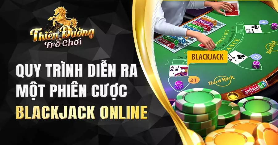Tìm hiểu quy trình diễn ra một phiên cược Blackjack online