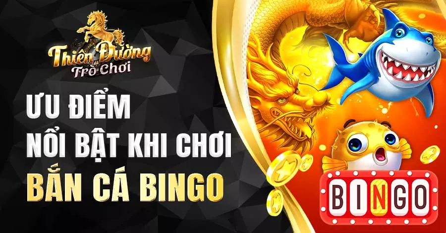 Những ưu điểm khi chơi bắn cá Bingo tại cổng game TDTC