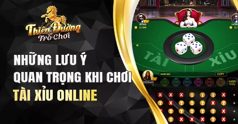 Những lưu ý quan trọng khi chơi tài xỉu online