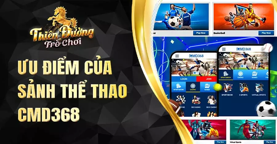 Khám phá ưu điểm của sảnh Thể Thao CMD368?